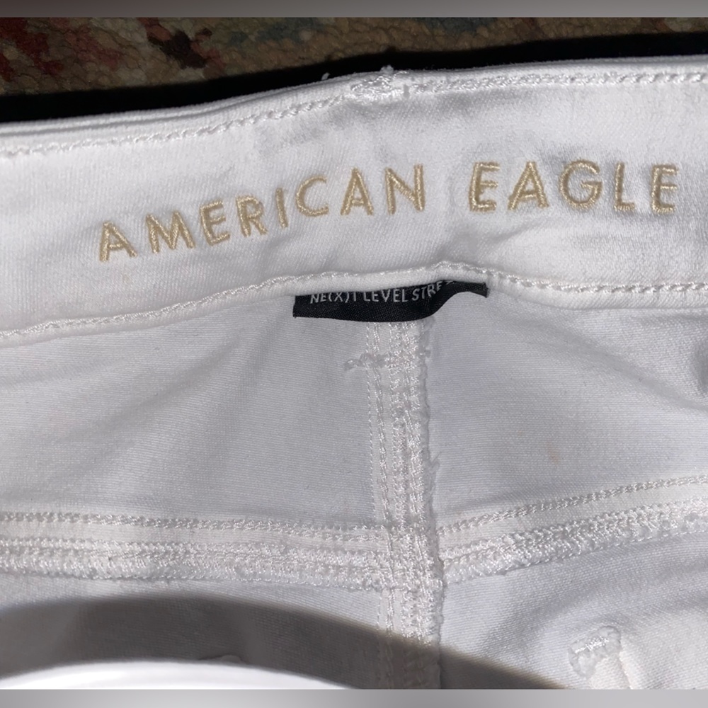 AEO White High rise jegging Next level Stretch size 6 regular - Picture 5 of 7
